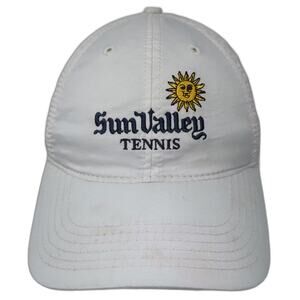 Legacy Athletic Sun Valley Tennis Hat White Blue OS Baseball Cap Adjustable